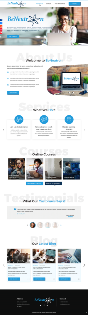 Web Design by pb for We Code | Design: #23060260