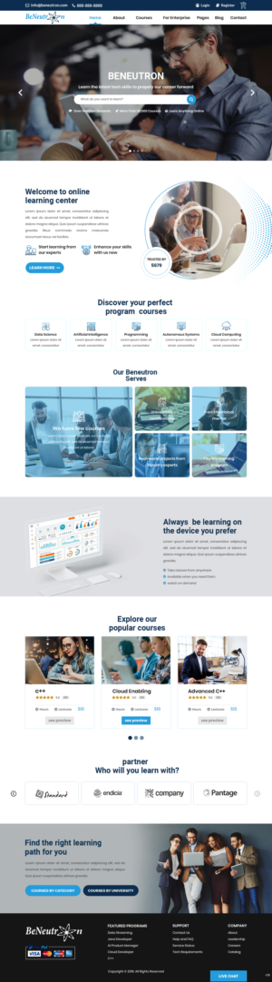 BeNeutron | 19 Web Designs for We Code