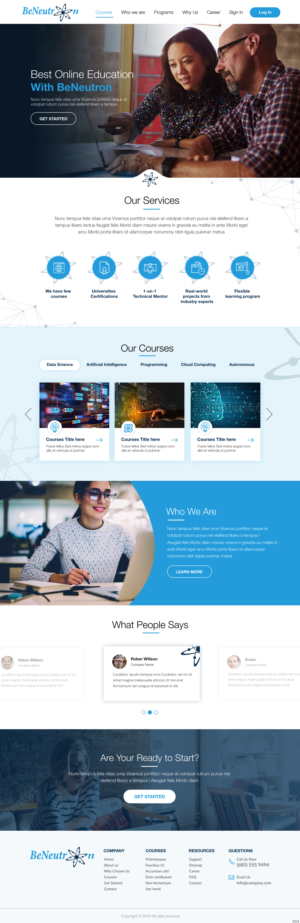Web Design by pb for We Code | Design: #23060274