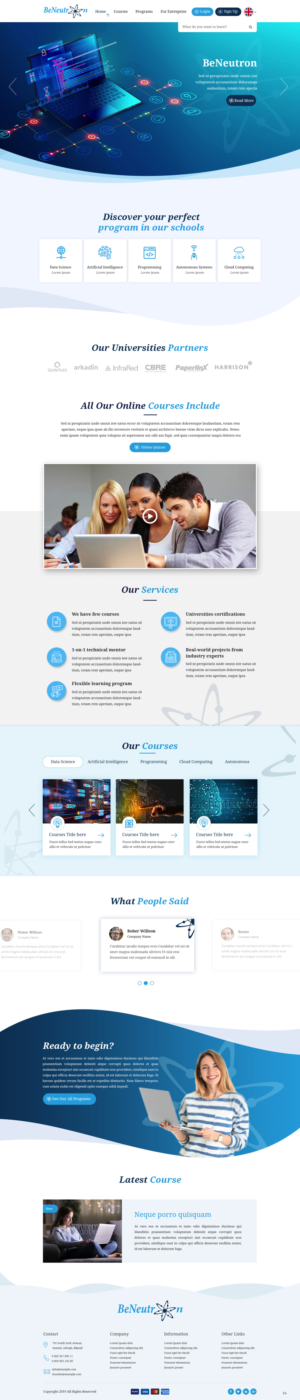 Web Design by pb for We Code | Design: #23087587