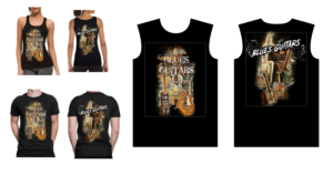 Blues Guitars | Design de T-shirt par elveneclipse