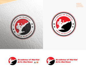 Academy of Martial Arts Martinez | Logo Design by step forward 2