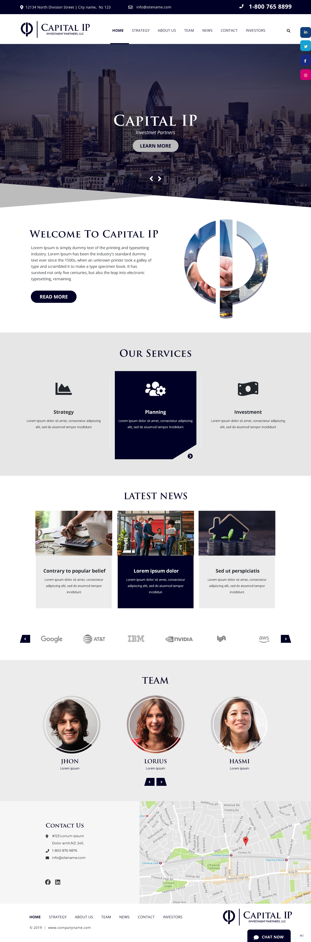Web Design by pb for Capital IP Investment partners | Design #23060301
