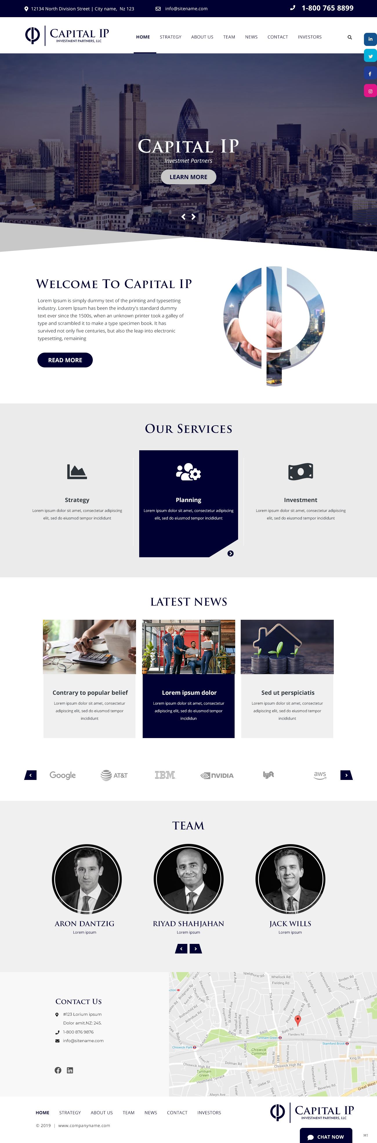 Diseño Web por pb para Capital IP Investment partners | Diseño #23087644