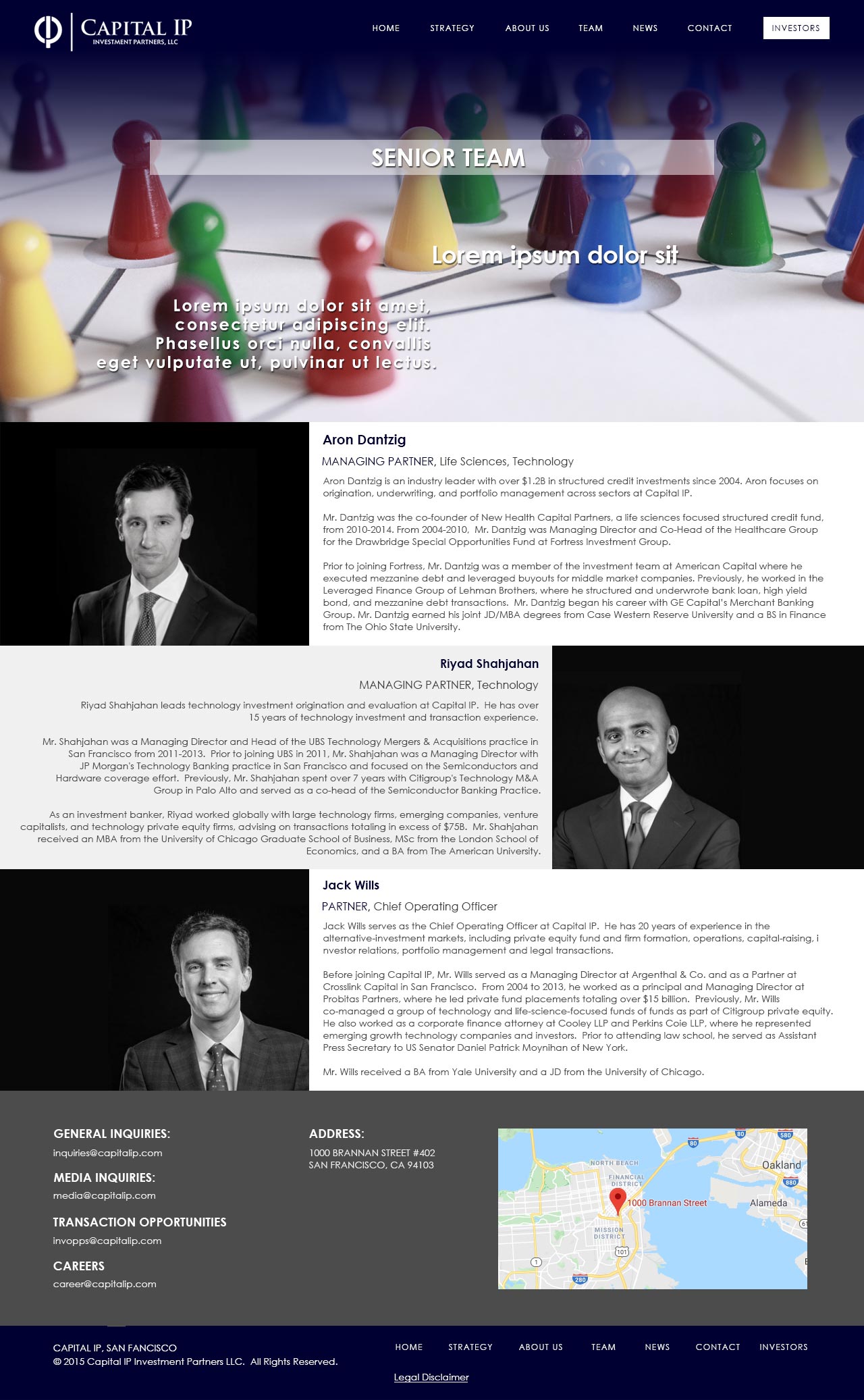 Web Design by Talizmann for Capital IP Investment partners | Design #23103044