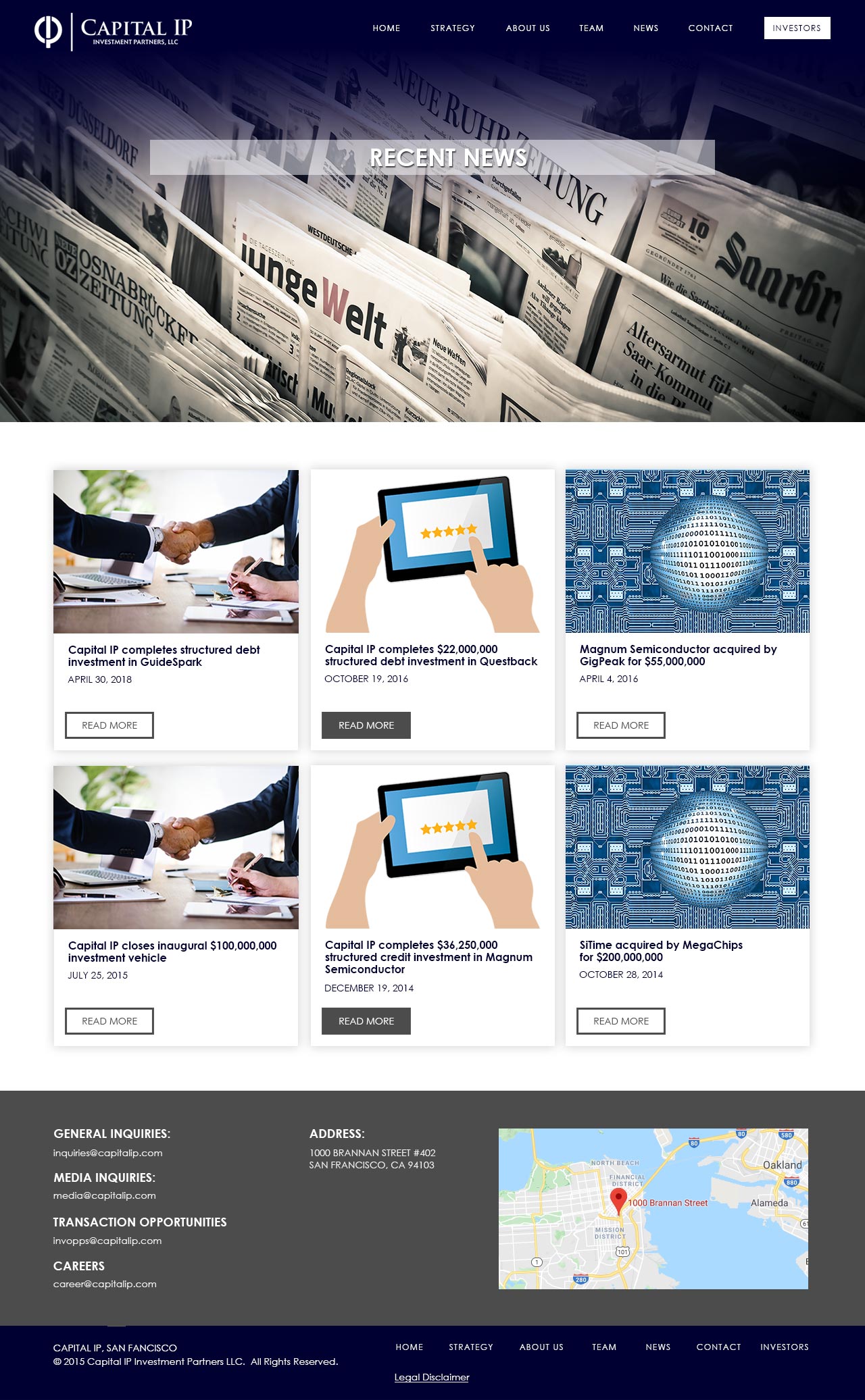 Web Design by Talizmann for Capital IP Investment partners | Design #23103060