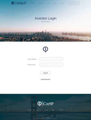 Web Design by Sol. Design for Capital IP Investment partners | Design: #23455347