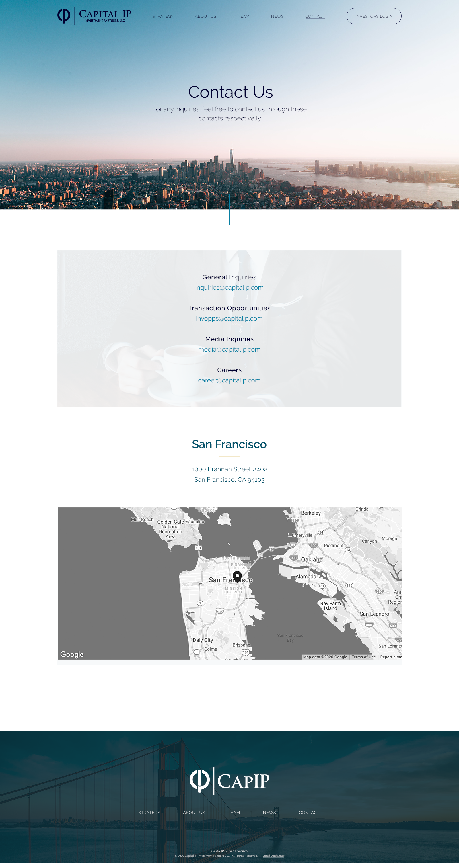 Diseño Web por Sol. Design para Capital IP Investment partners | Diseño #23455348