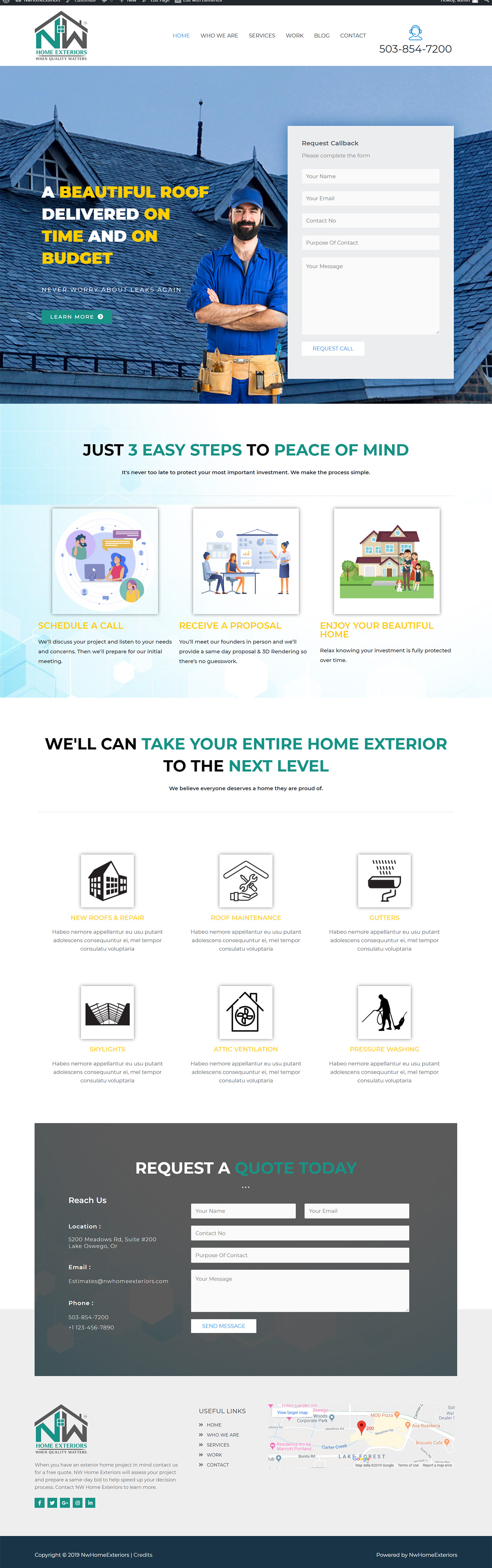 Wordpress Design by JohnDigiTech for this project | Design #23334785
