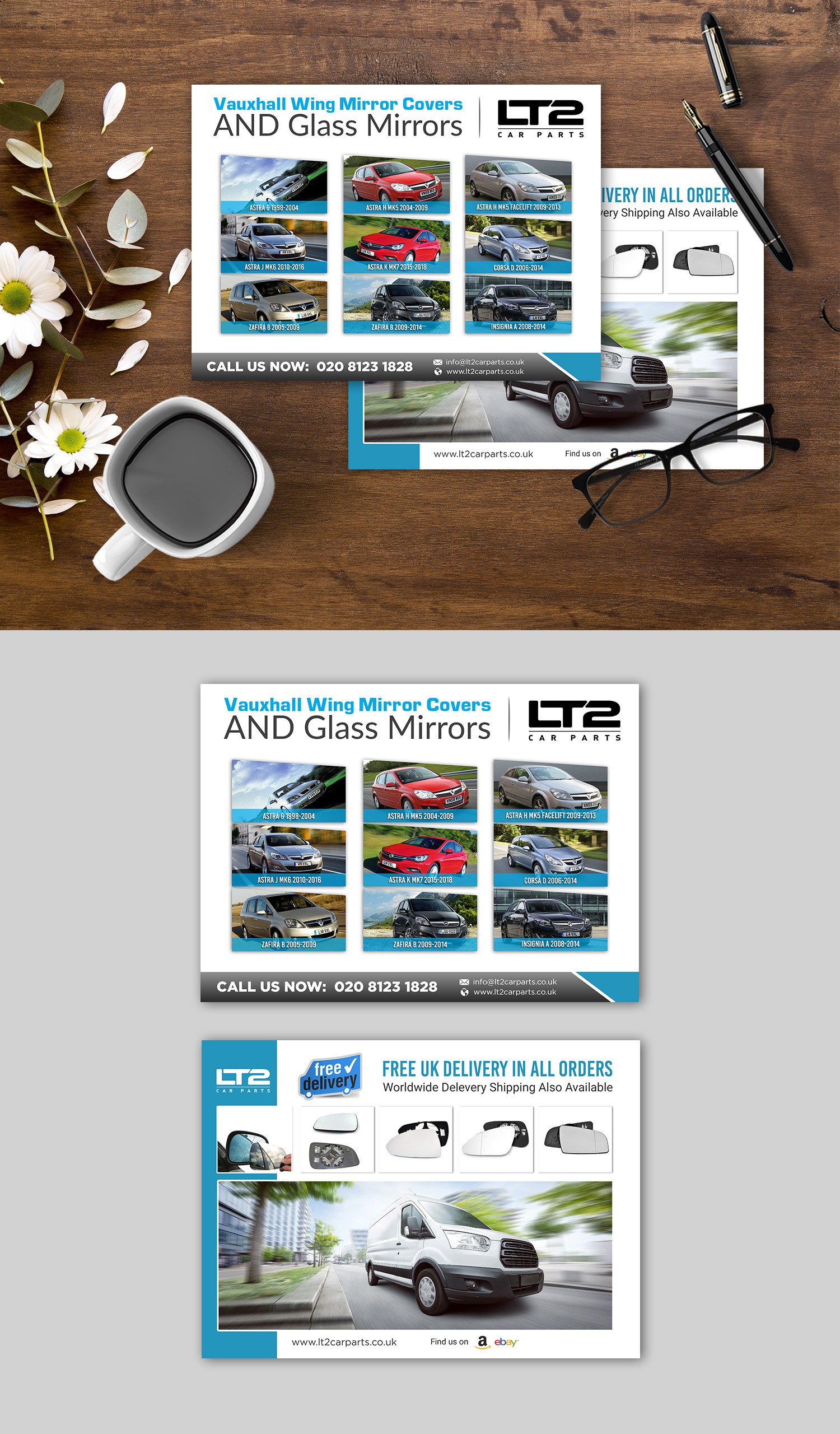 Flyer Design by debdesign for LT2 Car Parts | Design #23074163