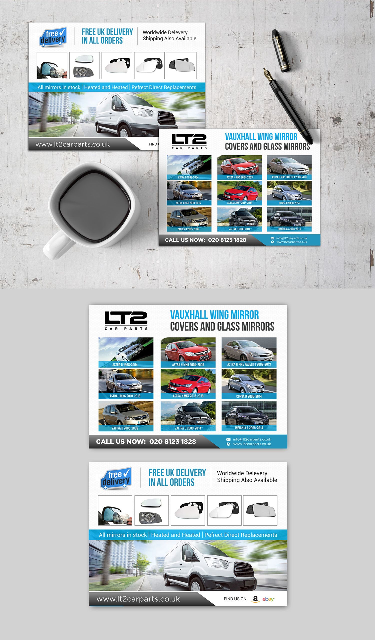 Diseño de Flyer por debdesign para LT2 Car Parts | Diseño #23093021