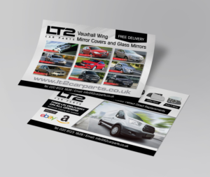 Flyer Design by Deziners Zone for LT2 Car Parts | Design: #23086866
