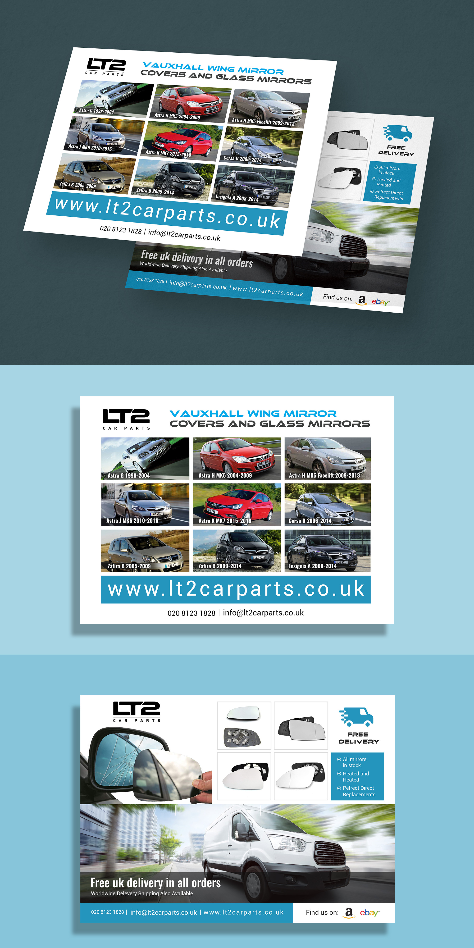 Flyer Design by Deepak_9_Malhotra for LT2 Car Parts | Design #23095769