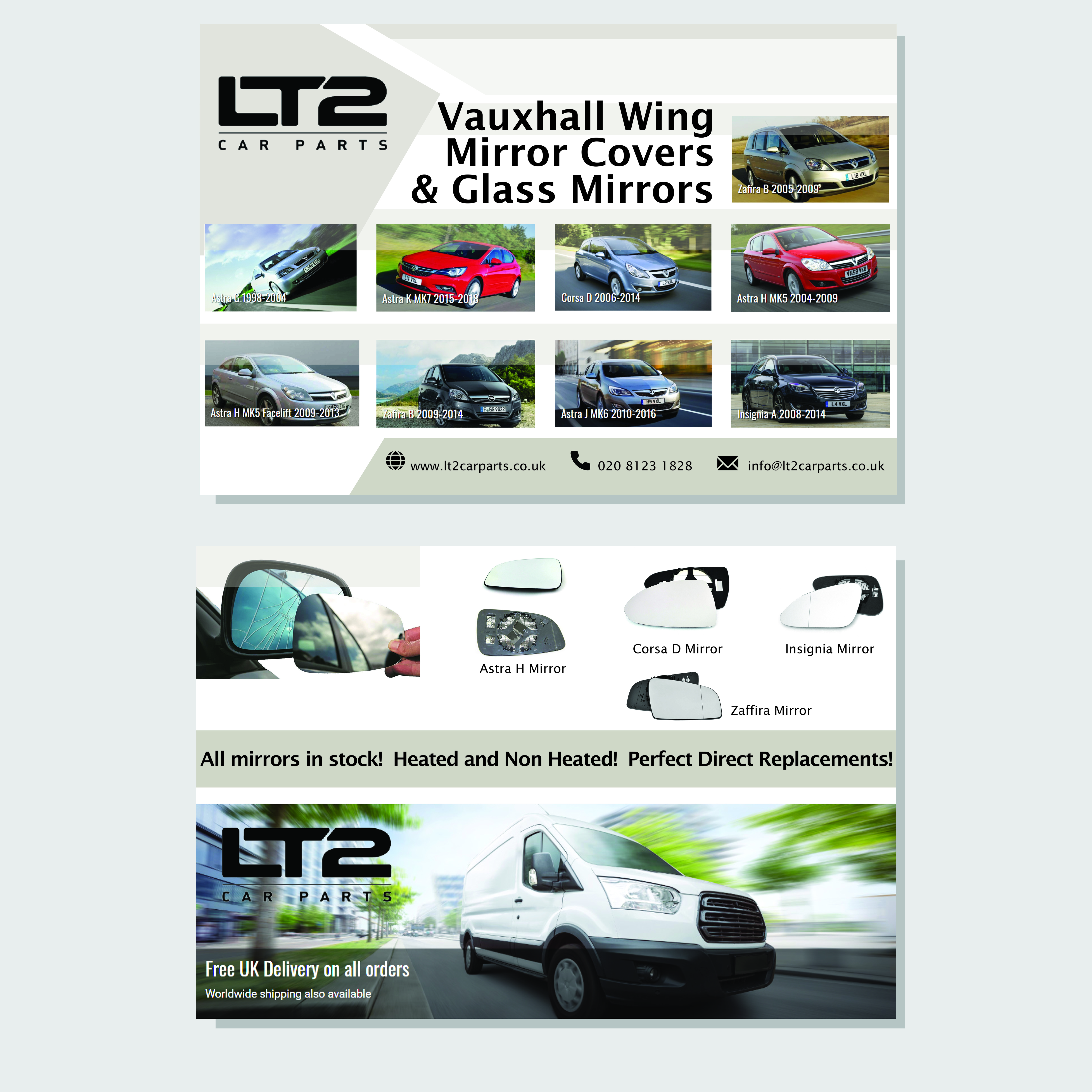 Flyer Design by Yordana for LT2 Car Parts | Design #23097572