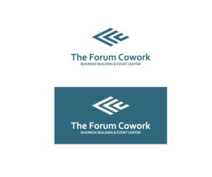 The Forum     Cowork, Business Building and Event Center | Logo Design by Buck Tornado