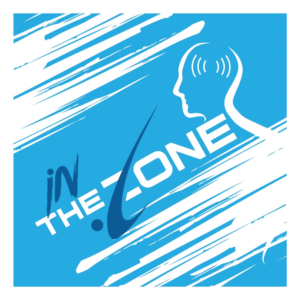 Podcast Cover Art for In the Zone IE Podcast | Graphic Design by 75-R-P-Z