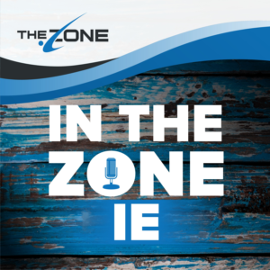 Podcast Cover Art for In the Zone IE Podcast | Graphic Design by ammar_ed