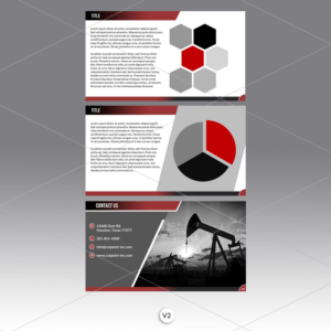 Solids Control Presentation Template Design | PowerPoint Design by DA.