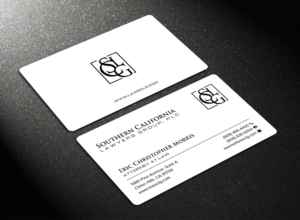 Business Card Design by Sandaruwan for Southern California Lawyers Group, PC | Design #23139858