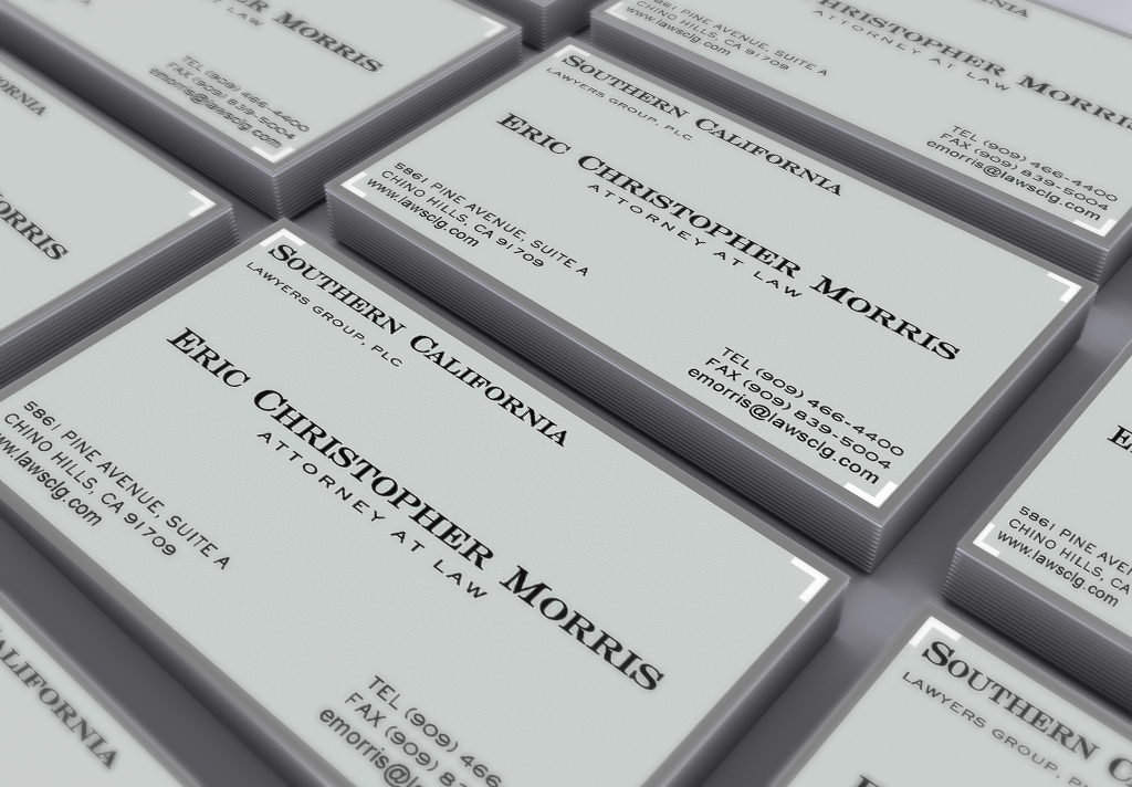 Business Card Design by pentaxial for Southern California Lawyers Group, PC | Design #23143798