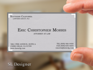 Business Card Design by SL Designer for Southern California Lawyers Group, PC | Design: #23138119