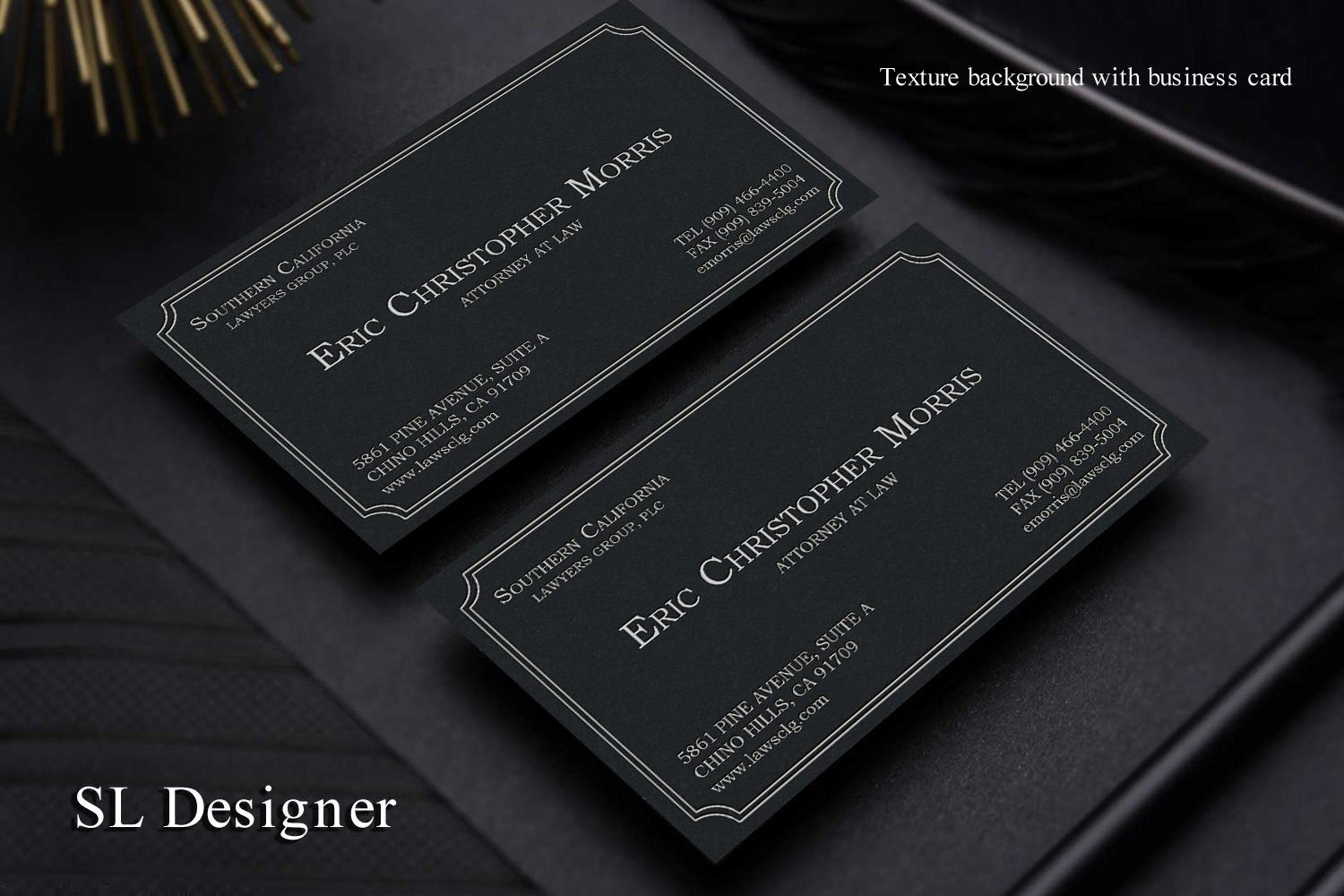 Business Card Design by SL Designer for Southern California Lawyers Group, PC | Design #23138221