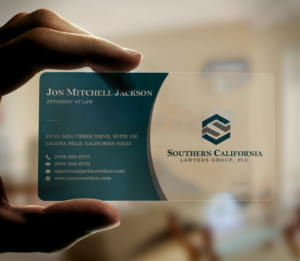 Business Card Design by Musa. A for Southern California Lawyers Group, PC | Design: #23145542