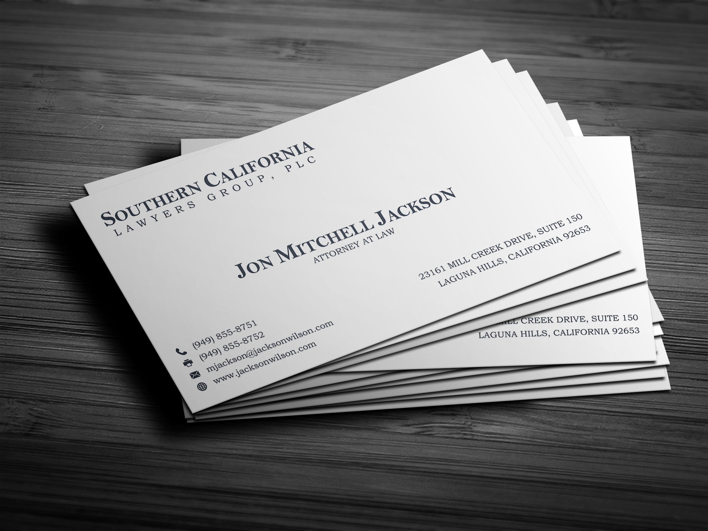 Business Card Design by Musa. A for Southern California Lawyers Group, PC | Design #23145543
