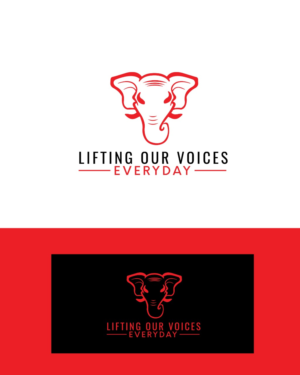 LIFTING OUR VOICES EVERYDAY (Makes Us Stronger In Character) | Diseño de Logo por madeline 3