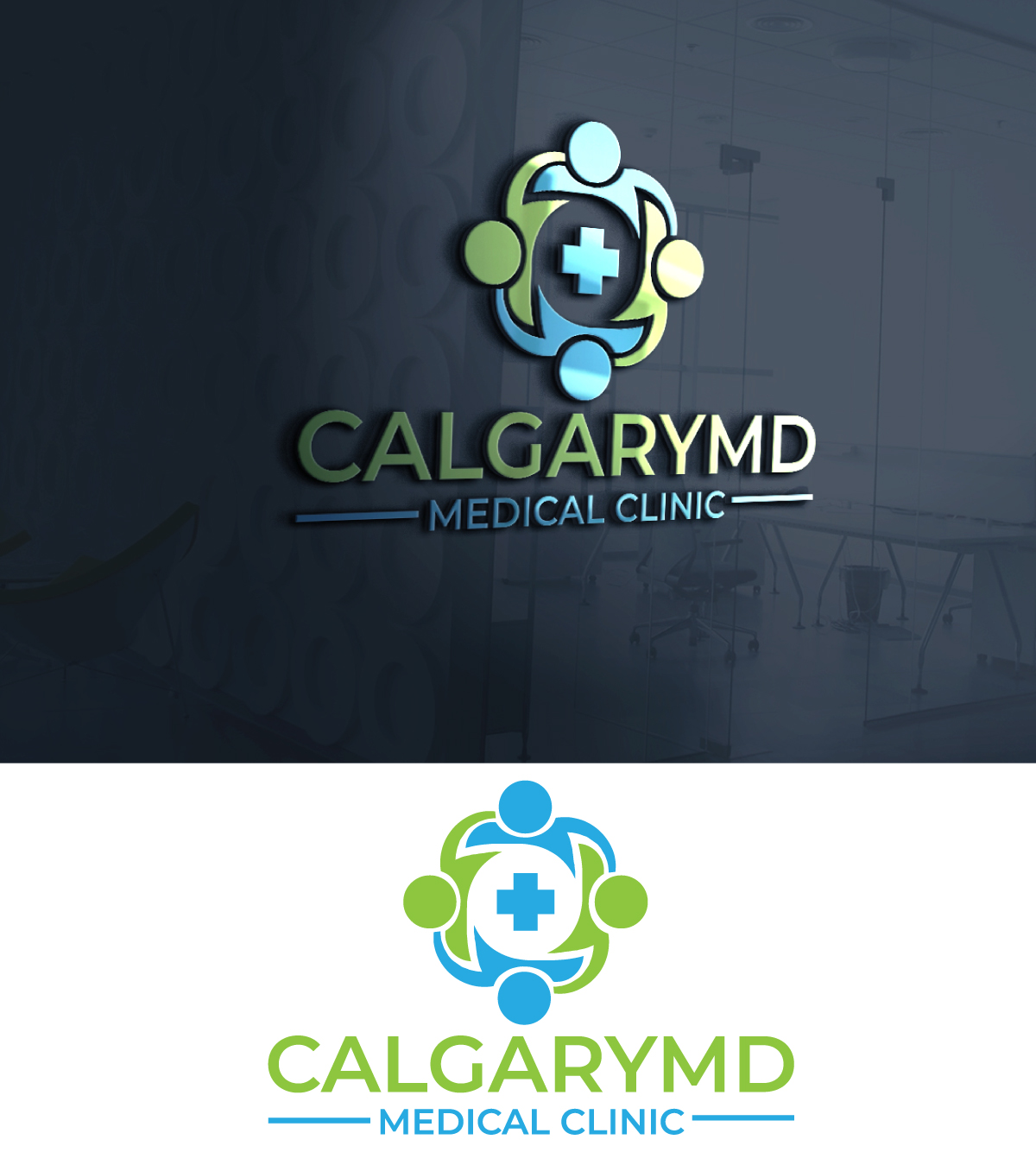 Logo Design by Nova Tech Solutions for CalgaryMD medical Clinic  | Design #23064018