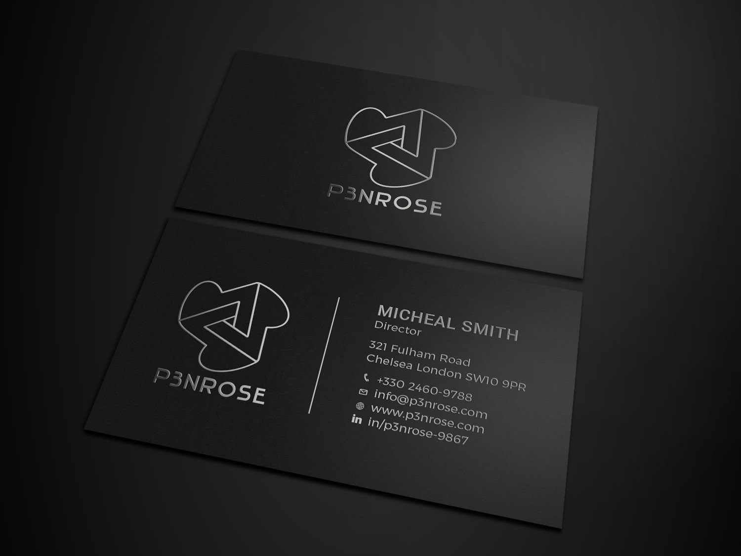 Design de Carte de Visite par Tripti Ranjan Gain pour P3nrose | Design #23066332