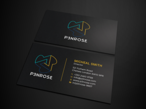 Diseño de Tarjeta de Presentación por Tripti Ranjan Gain para P3nrose | Diseño: #23066335