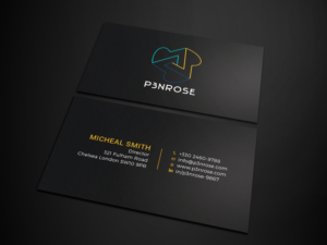 Diseño de Tarjeta de Presentación por Tripti Ranjan Gain para P3nrose | Diseño: #23066337
