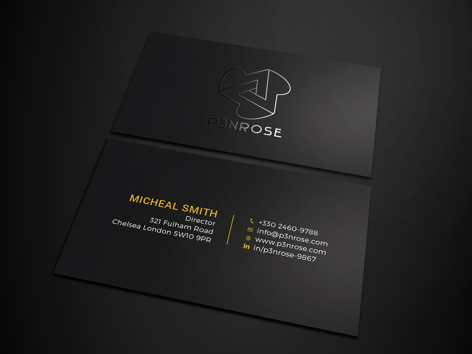 Design de Carte de Visite par Tripti Ranjan Gain pour P3nrose | Design #23066338