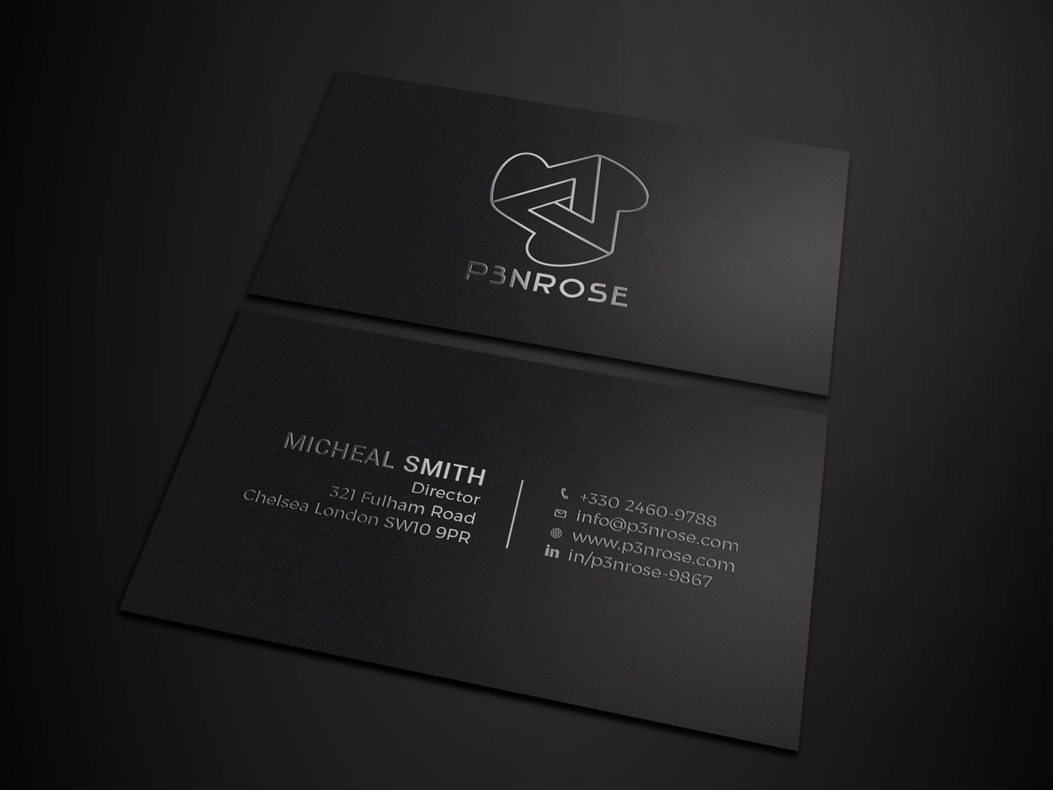 Design de Carte de Visite par Tripti Ranjan Gain pour P3nrose | Design #23066339