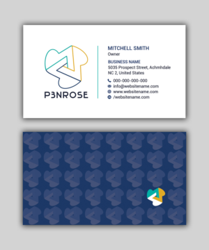 Diseño de Tarjeta de Presentación por T.R para P3nrose | Diseño: #23066270