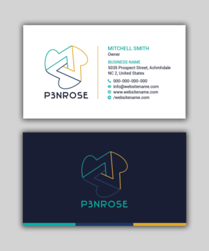 Diseño de Tarjeta de Presentación por T.R para P3nrose | Diseño: #23066330