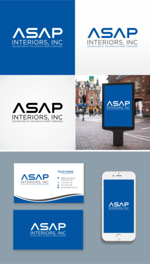 ASAP Interiors, Inc.  "Decorators Of The World's Finest Companies" | Logo-Design von CIG Designer
