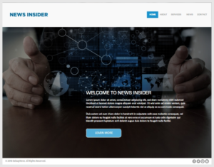financial, economic news aggregation site, blog | Design Wordpress par -Marc-