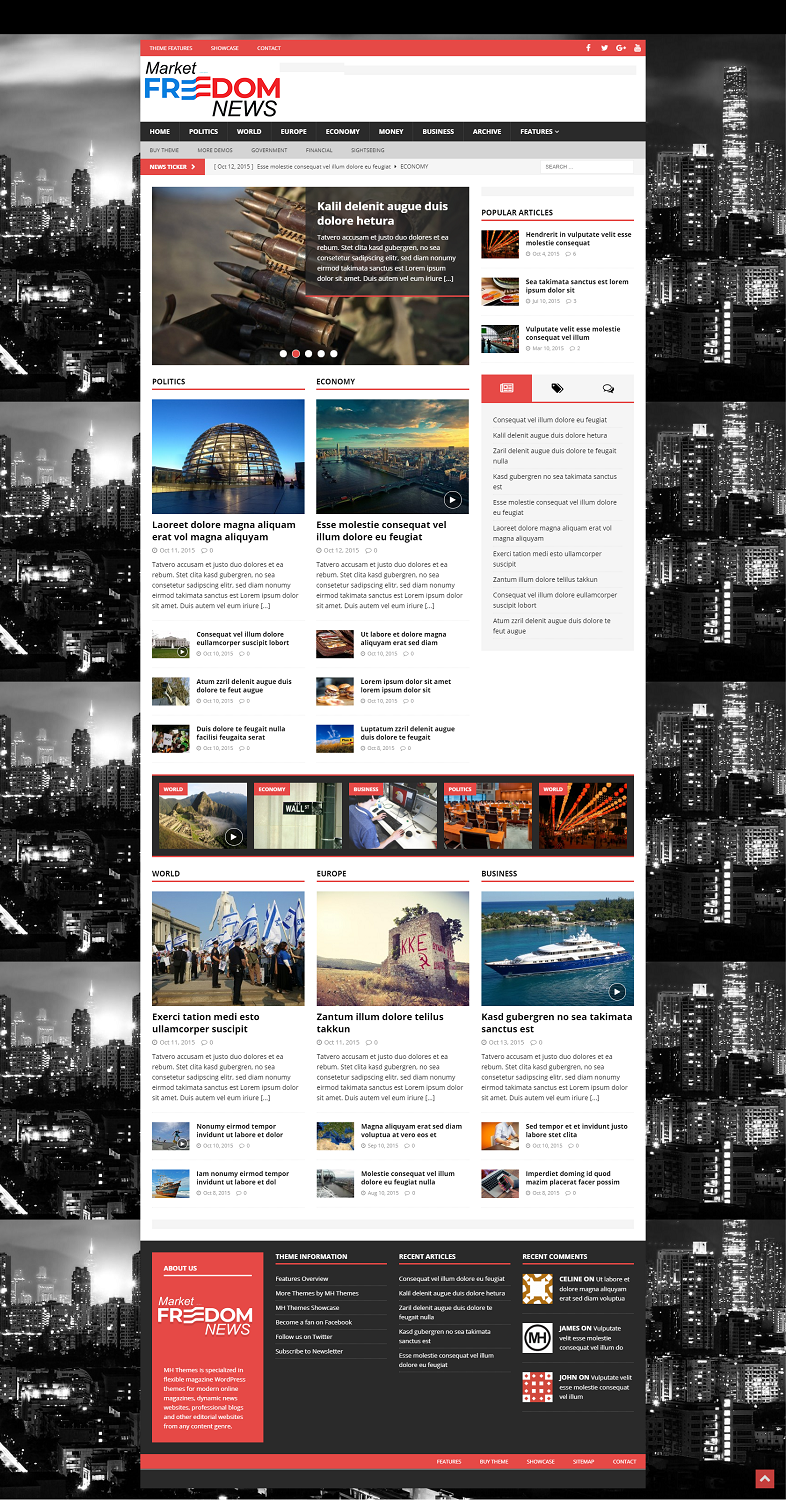 Wordpress Design by Grebowiec Peter for CASE | Design #23127707