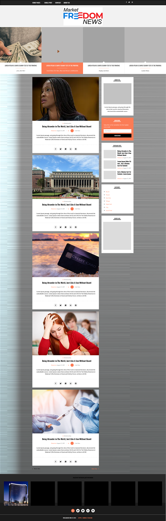 Wordpress Design by Grebowiec Peter for CASE | Design #23127723