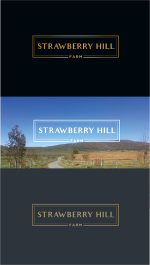 Farm Entrance Sign Design for Estate - Strawberry Hill Farm | Signage Design by Birdcage