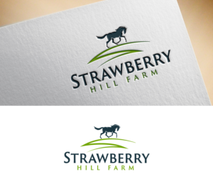 Farm Entrance Sign Design for Estate - Strawberry Hill Farm | Signage Design by Mono.co