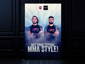 MMA fight show promotional poster | Poster Design by Fine Graphics House