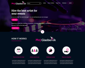Moj Glasbenik (my musician in Slovenian) | Logo Design by Graphicsbox