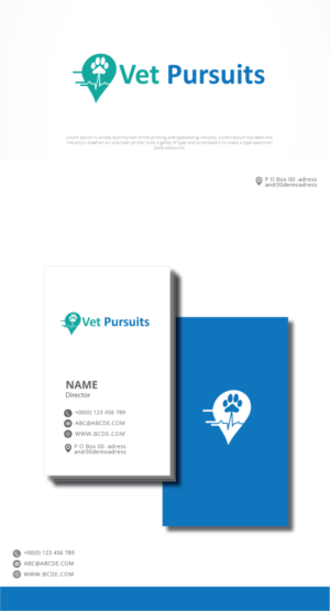 Diseño de Logo por graphicevolution para Vet Pursuits | Diseño: #23087085