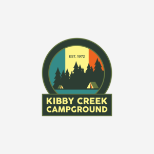 Kibby Creek Campground | Logo Design by Anas Q