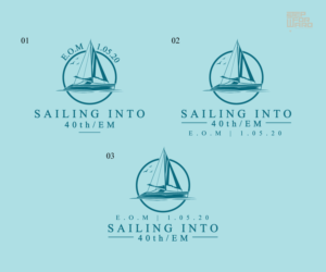 Sailing into 40 (open to suggestions) | Logo Design by step forward 2