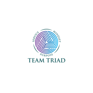 Service, Purpose, Mindset  TEAM TRIAD | Design de Logo par rozT
