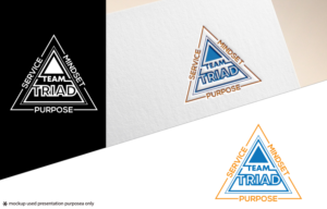 Service, Purpose, Mindset  TEAM TRIAD | Design de Logo par Juli creation